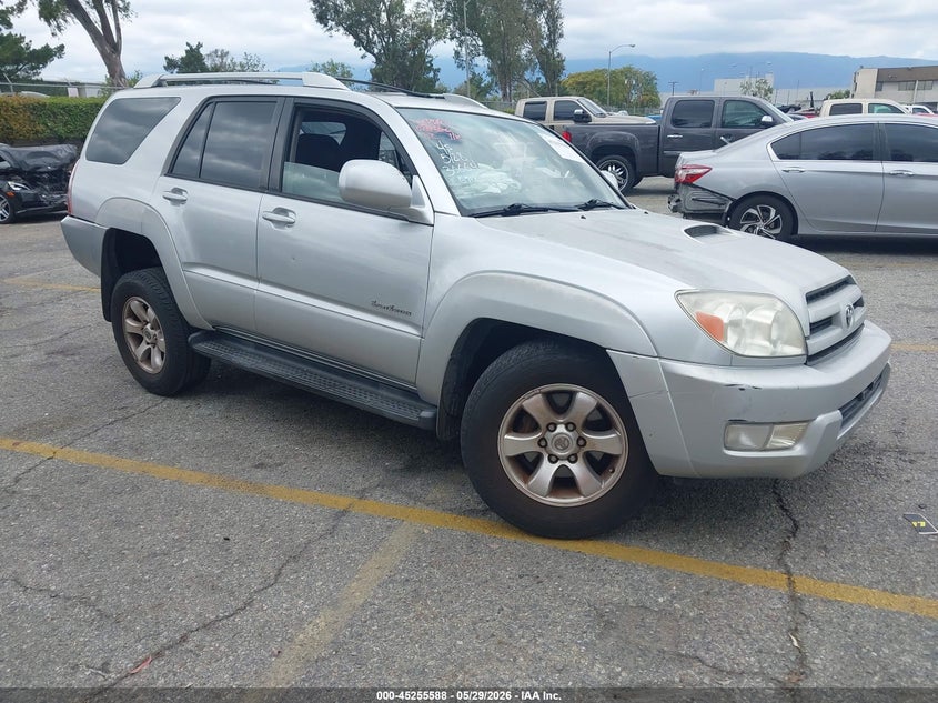 2005 Toyota 4runner VIN JTEZU14R150046918 IAAI salvage auction — LEFT FRONT, Salvage (California), sold $2,400 on 2026-07-21 (photo 1)