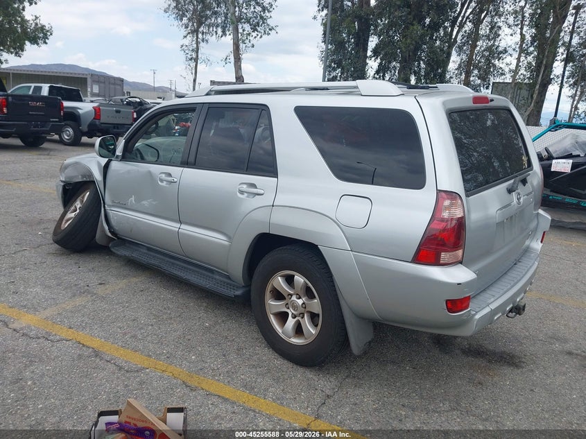 2005 Toyota 4runner VIN JTEZU14R150046918 IAAI salvage auction — LEFT FRONT, Salvage (California), sold $2,400 on 2026-07-21 (photo 3)