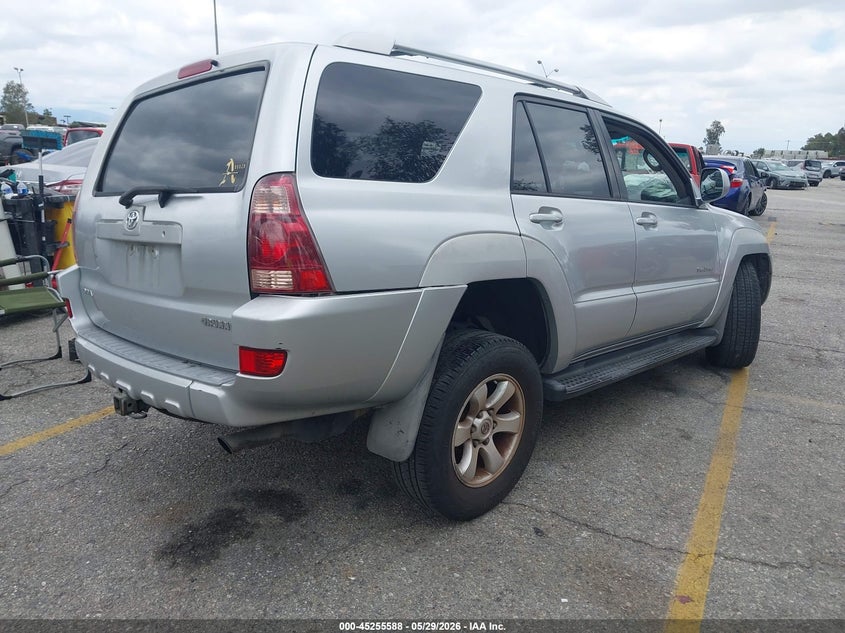 2005 Toyota 4runner VIN JTEZU14R150046918 IAAI salvage auction — LEFT FRONT, Salvage (California), sold $2,400 on 2026-07-21 (photo 4)