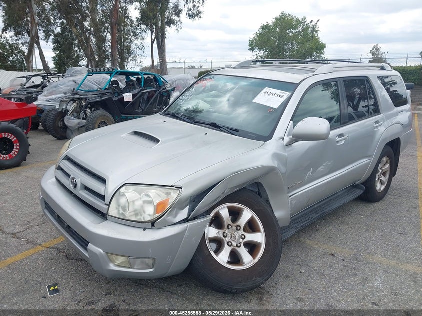 2005 Toyota 4runner VIN JTEZU14R150046918 IAAI salvage auction — LEFT FRONT, Salvage (California), sold $2,400 on 2026-07-21 (photo 6)