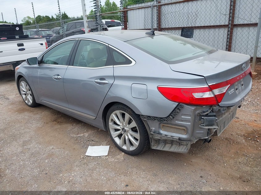 2016 Hyundai Azera VIN KMHFH4JG9GA569726 IAAI salvage auction — REAR END, Clear (Oklahoma), sold $3,150 on 2026-07-16 (photo 3)