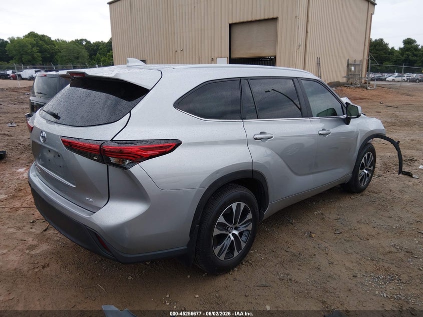 2023 Toyota Highlander VIN 5TDKDRAH0PS518736 IAAI salvage auction — FRONT END, Salvage Title, sold $9,650 on 2026-07-20 (photo 4)