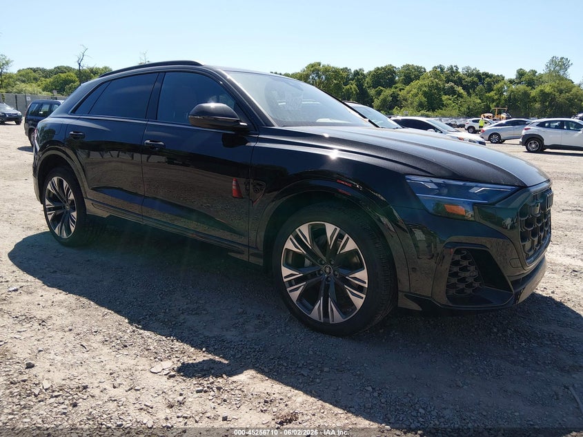 2025 Audi Q8 VIN WA1EVBF12SD006780 IAAI salvage auction — UNDERCARRIAGE, Salvage (New Jersey), sold $42,000 on 2026-09-12 (photo 1)