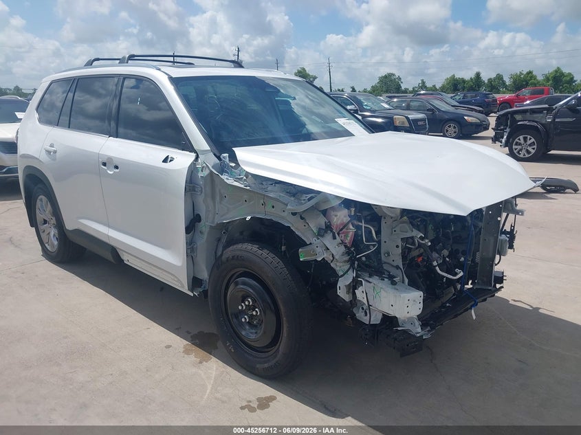 2026 Toyota Highlander VIN 5TDACAB56TS090525 IAAI salvage auction — FRONT END, Salvage (Texas), sold $23,950 on 2026-07-27 (photo 1)