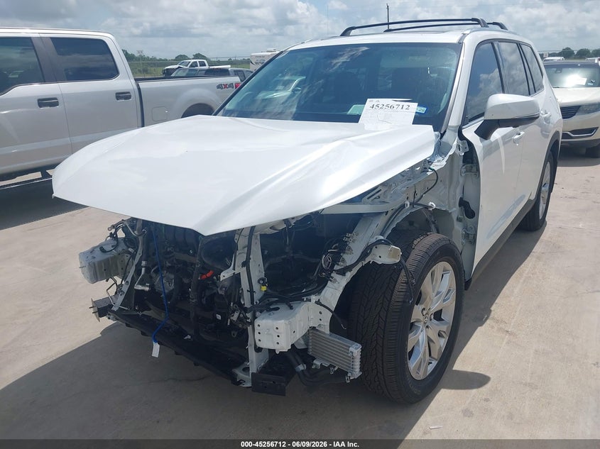 2026 Toyota Highlander VIN 5TDACAB56TS090525 IAAI salvage auction — FRONT END, Salvage (Texas), sold $23,950 on 2026-07-30 (photo 6)