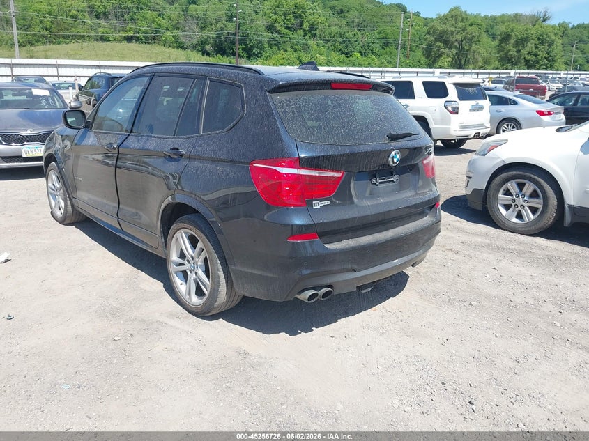 2013 BMW X3 VIN 5UXWX7C58DL982224 IAAI salvage auction — LEFT SIDE, Salvage Title, sold $1,775 on 2026-07-13 (photo 3)