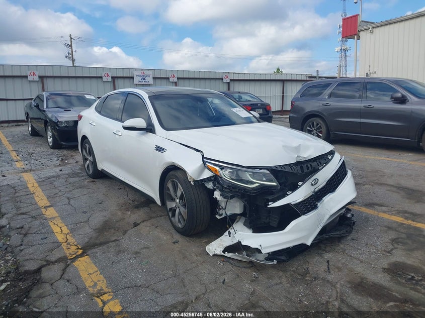 2019 Kia Optima VIN 5XXGT4L39KG356354 IAAI salvage auction — FRONT END, Salvage (Georgia), sold $525 on 2026-07-22 (photo 1)
