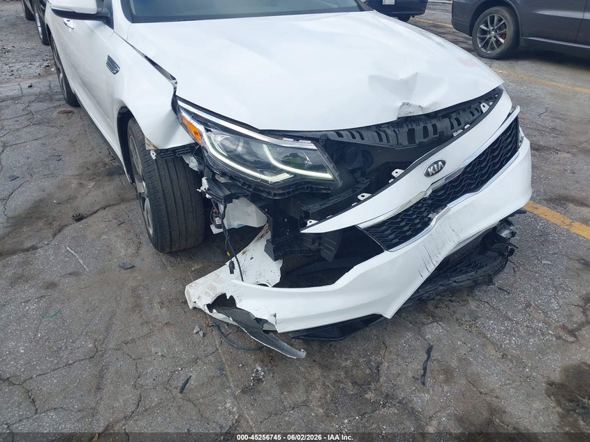2019 Kia Optima VIN 5XXGT4L39KG356354 IAAI salvage auction — FRONT END, Salvage (Georgia), sold $525 on 2026-07-22 (photo 6)