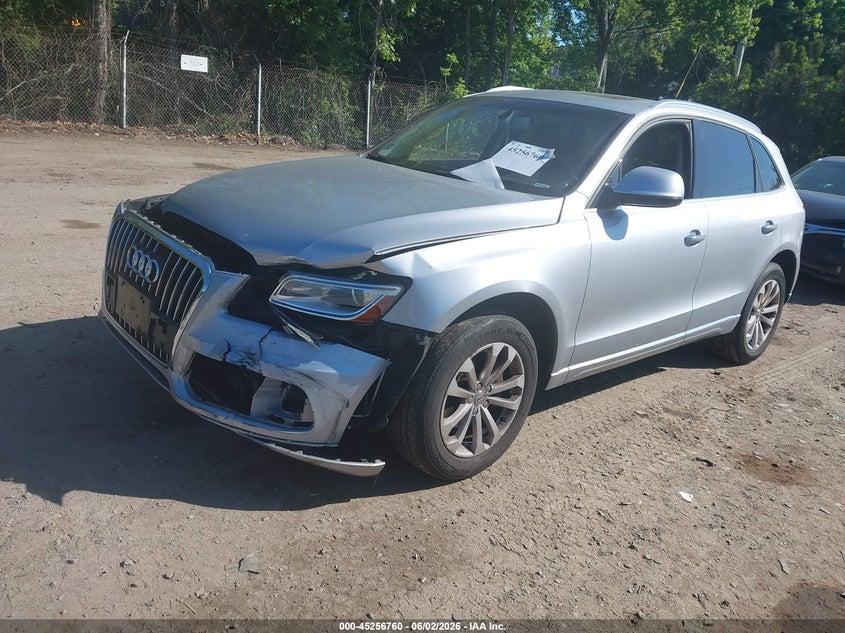 2016 Audi Q5 VIN WA1C2AFP8GA010632 IAAI salvage auction — FRONT END, Salvage (Rhode Island), sold $900 on 2026-07-28 (photo 2)