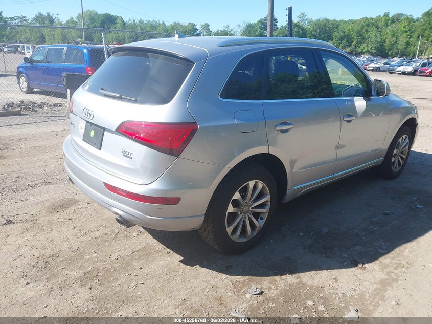 2016 Audi Q5 VIN WA1C2AFP8GA010632 IAAI salvage auction — FRONT END, Salvage (Rhode Island), sold $900 on 2026-07-28 (photo 4)