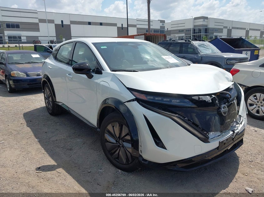 2024 Nissan Ariya VIN JN1CF0BBXRM739217 IAAI salvage auction — FRONT END, Salvage Title, sold $7,100 on 2026-07-31 (photo 1)