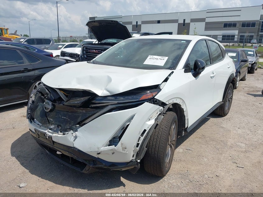 2024 Nissan Ariya VIN JN1CF0BBXRM739217 IAAI salvage auction — FRONT END, Salvage Title, sold $7,100 on 2026-07-31 (photo 2)