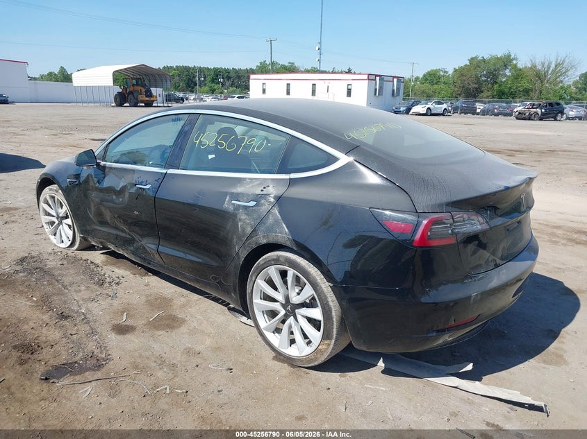 2020 Tesla Model 3 VIN 5YJ3E1EB8LF666169 IAAI salvage auction — LEFT SIDE, Salvage Title, sold $6,950 on 2026-07-16 (photo 3)