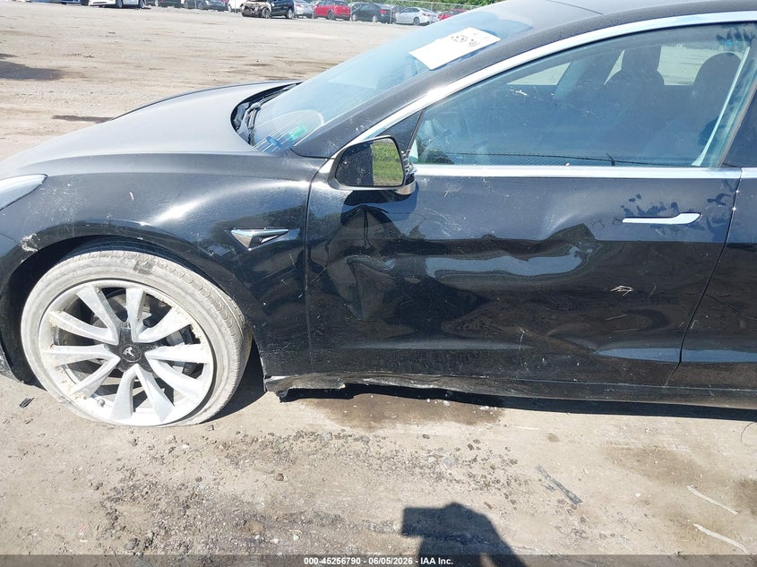 2020 Tesla Model 3 VIN 5YJ3E1EB8LF666169 IAAI salvage auction — LEFT SIDE, Salvage Title, sold $6,950 on 2026-07-16 (photo 6)