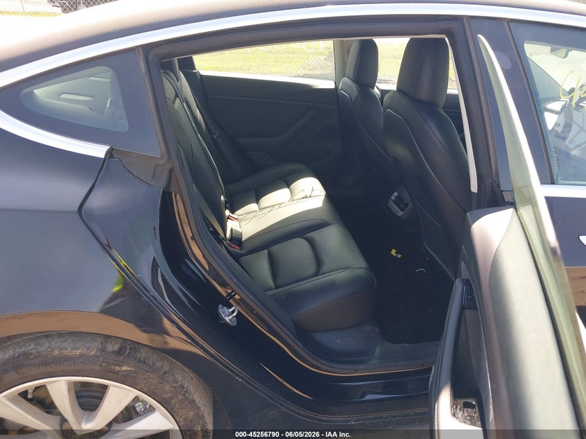 2020 Tesla Model 3 VIN 5YJ3E1EB8LF666169 IAAI salvage auction — LEFT SIDE, Salvage Title, sold $6,950 on 2026-07-16 (photo 8)