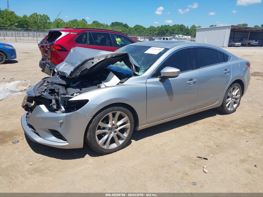 2017 Mazda 6 VIN JM1GL1V51H1128821 IAAI salvage auction — FRONT END, Salvage Title, sold $300 on 2026-07-22 (photo 2)