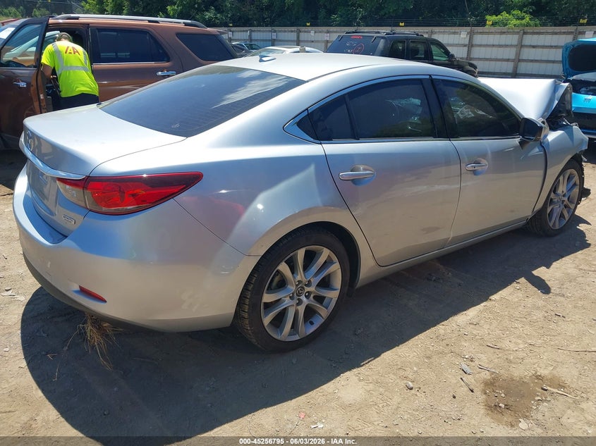2017 Mazda 6 VIN JM1GL1V51H1128821 IAAI salvage auction — FRONT END, Salvage Title, sold $300 on 2026-07-22 (photo 4)
