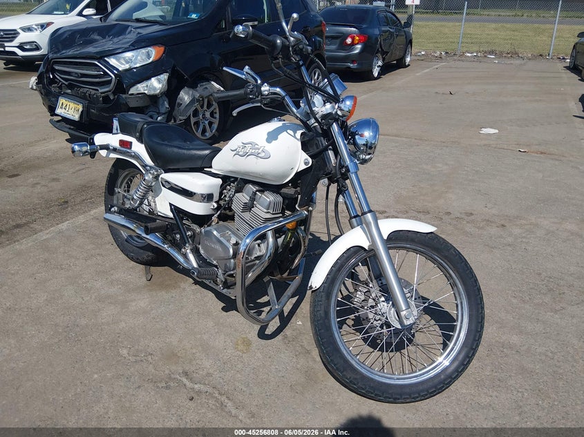 2006 Honda Cmx250 VIN JH2MC13026K201073 IAAI salvage auction — SIDE, Salvage (New Jersey), sold $350 on 2026-07-08 (photo 1)