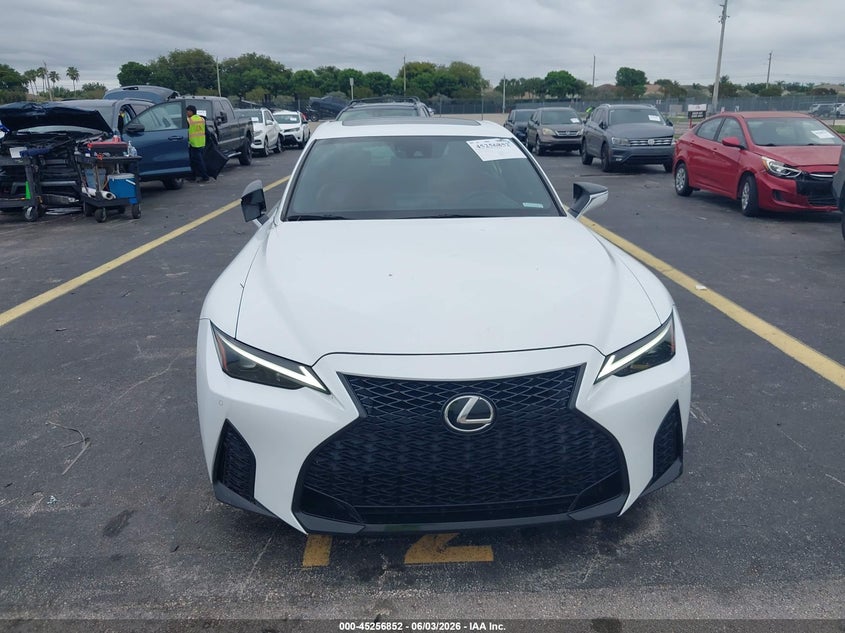 2021 Lexus Is VIN JTHGZ1B25M5044608 IAAI salvage auction — WATER/FLOOD, Salvage Title, sold $23,800 on 2026-07-16 (photo 6)