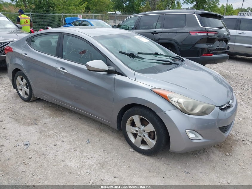 2013 Hyundai Elantra VIN KMHDH4AE2DU714430 IAAI salvage auction — THEFT, Salvage Title, sold $500 on 2026-07-28 (photo 1)