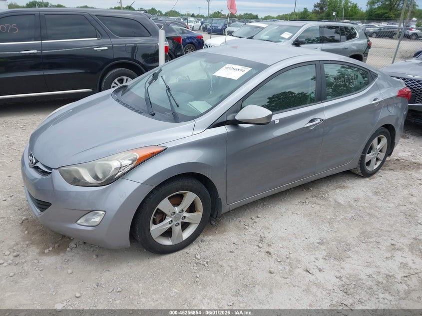 2013 Hyundai Elantra VIN KMHDH4AE2DU714430 IAAI salvage auction — THEFT, Salvage Title, sold $500 on 2026-07-28 (photo 2)