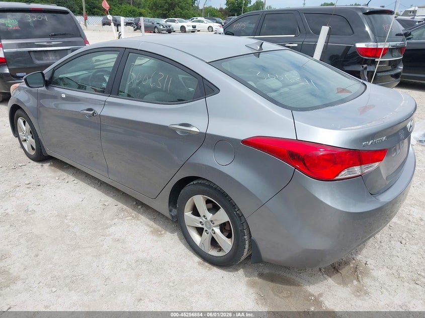 2013 Hyundai Elantra VIN KMHDH4AE2DU714430 IAAI salvage auction — THEFT, Salvage Title, sold $500 on 2026-07-28 (photo 3)