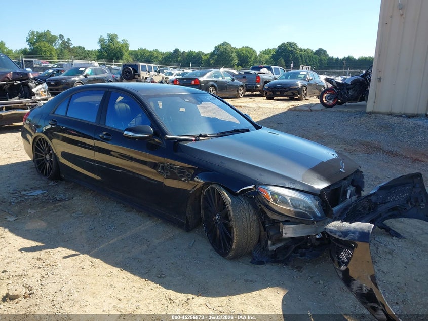 2015 Mercedes-benz S-klasse VIN WDDUG8CB7FA186203 IAAI salvage auction — FRONT END, Salvage Title, sold $6,550 on 2026-07-27 (photo 1)