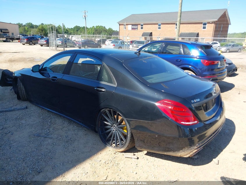 2015 Mercedes-benz S-klasse VIN WDDUG8CB7FA186203 IAAI salvage auction — FRONT END, Salvage Title, sold $6,550 on 2026-07-27 (photo 3)