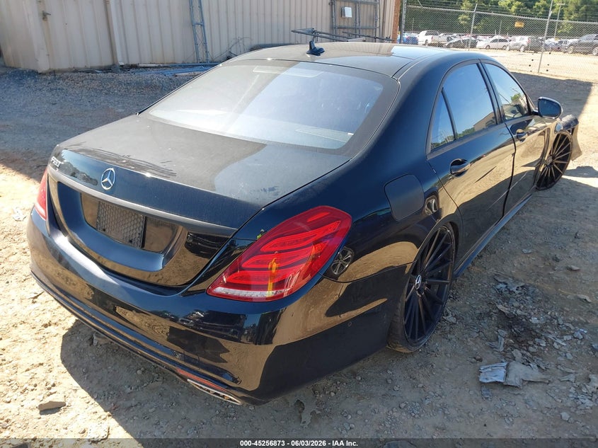 2015 Mercedes-benz S-klasse VIN WDDUG8CB7FA186203 IAAI salvage auction — FRONT END, Salvage Title, sold $6,550 on 2026-07-27 (photo 4)