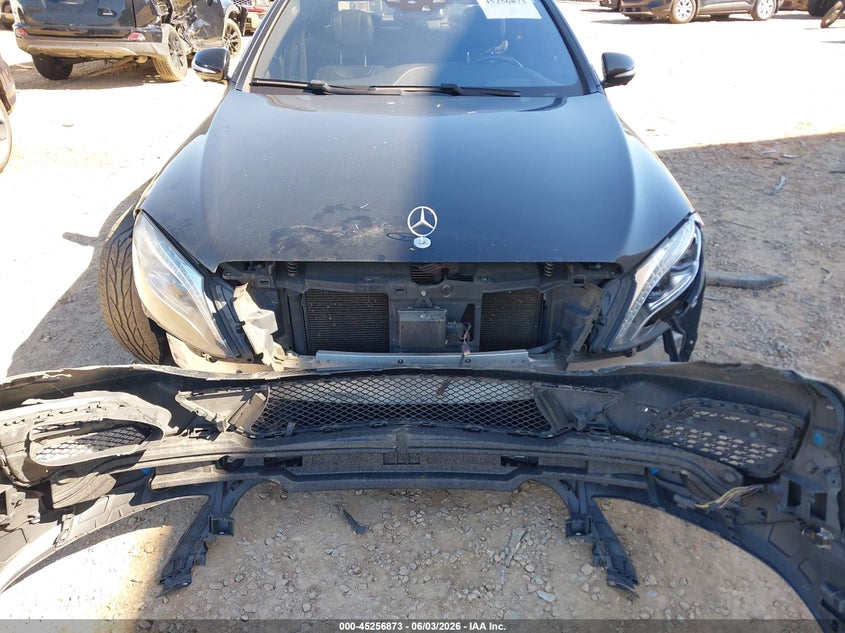 2015 Mercedes-benz S-klasse VIN WDDUG8CB7FA186203 IAAI salvage auction — FRONT END, Salvage Title, sold $6,550 on 2026-07-27 (photo 6)