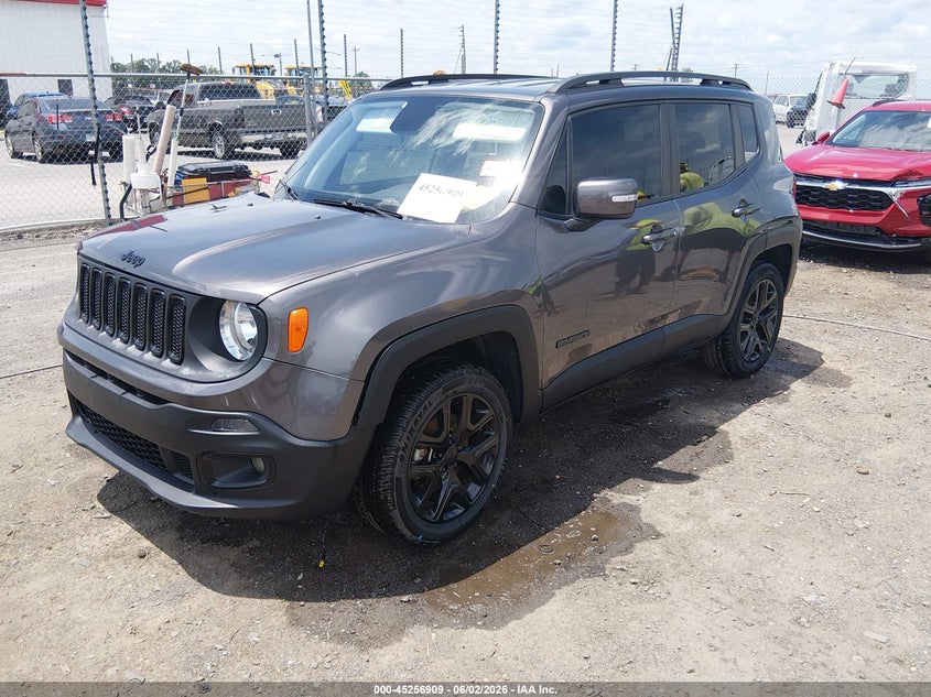 2018 Jeep Renegade VIN ZACCJBBB1JPH37580 IAAI salvage auction — FRONT END, Clear (Arkansas), sold $3,625 on 2026-08-05 (photo 2)