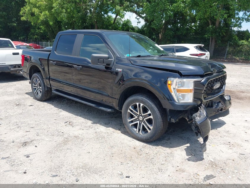 2022 Ford F-150 VIN 1FTEW1EP5NFC03597 IAAI salvage auction — FRONT END, Salvage (Georgia), sold $8,600 on 2026-07-29 (photo 1)