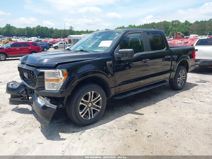2022 Ford F-150 VIN 1FTEW1EP5NFC03597 IAAI salvage auction — FRONT END, Salvage (Georgia), sold $8,600 on 2026-07-29 (photo 2)