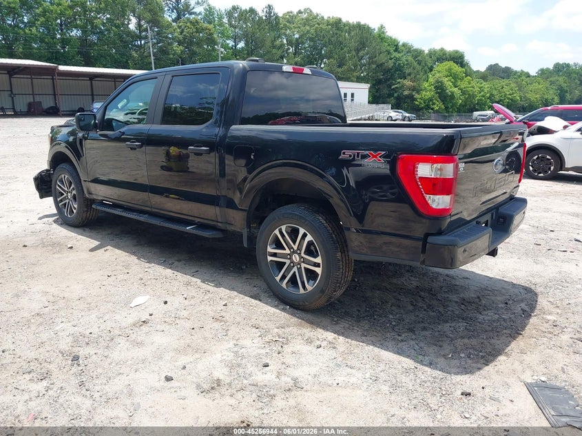 2022 Ford F-150 VIN 1FTEW1EP5NFC03597 IAAI salvage auction — FRONT END, Salvage (Georgia), sold $8,600 on 2026-07-29 (photo 3)