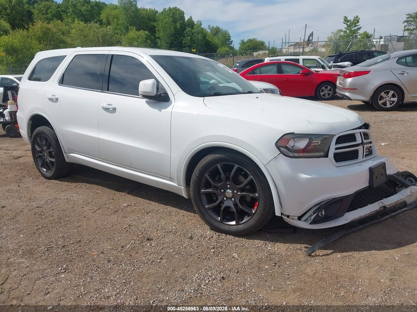 2016 Dodge Durango VIN 1C4SDJCT9GC362457 IAAI salvage auction — LEFT FRONT, Salvage Title, sold $2,850 on 2026-08-07 (photo 1)