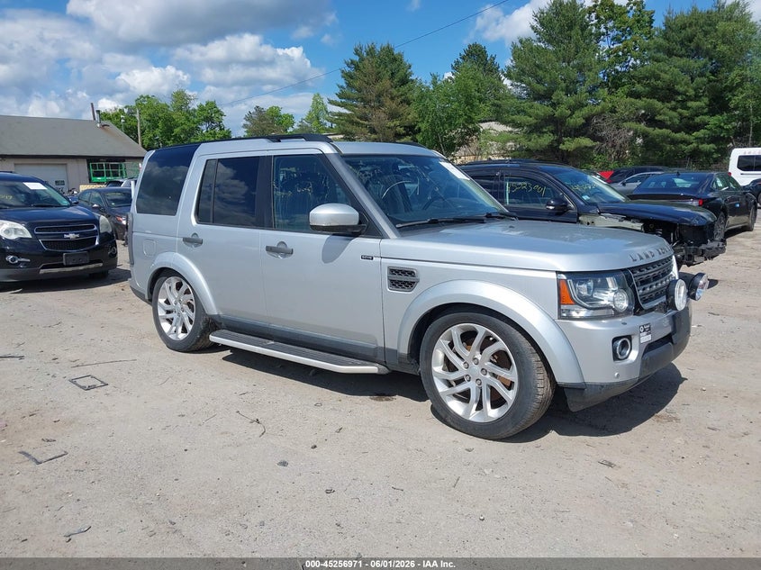 2016 Land rover Lr4 VIN SALAG2V67GA810005 IAAI salvage auction — NORMAL WEAR, Salvage (Massachusetts), sold $1,000 on 2026-07-22 (photo 1)