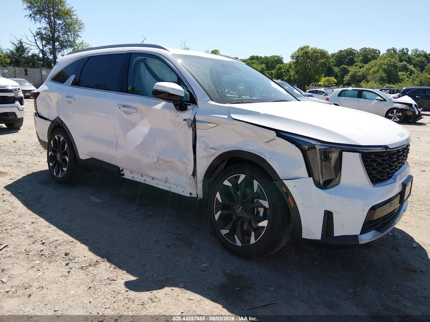 2026 Kia Sorento VIN 5XYRHDJF9TG452019 IAAI salvage auction — RIGHT SIDE, Salvage Title, sold $14,200 on 2026-07-21 (photo 1)