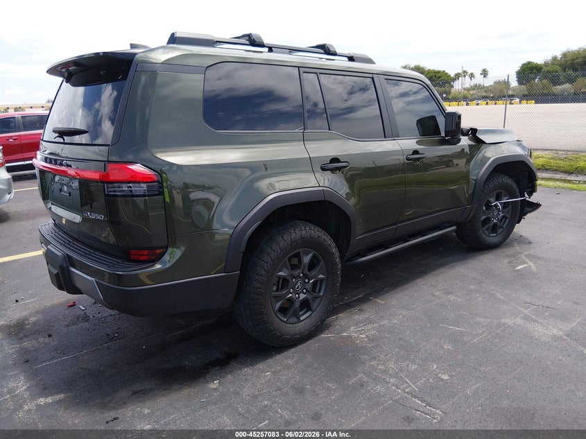 2024 Lexus Gx VIN JTJTBCDX0R5024523 IAAI salvage auction — LEFT FRONT, Salvage Title, sold $40,500 on 2026-08-24 (photo 4)