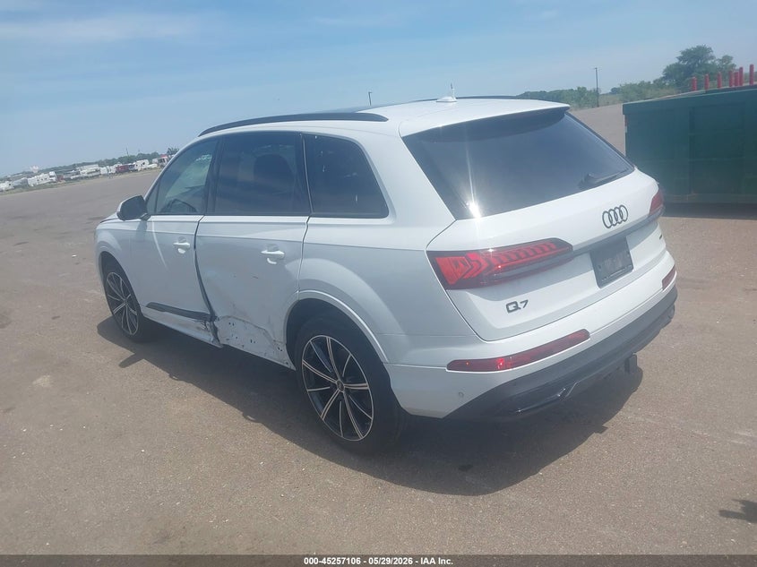 2024 Audi Q7 VIN WA1LXBF72RD007055 IAAI salvage auction — LEFT SIDE, Salvage (Minnesota), sold $23,600 on 2026-07-06 (photo 3)
