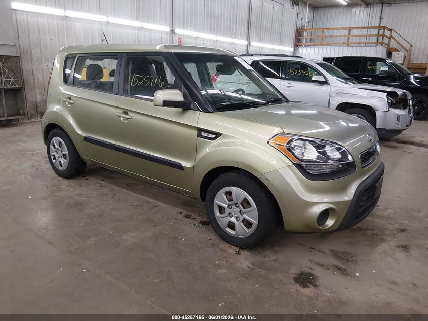 2012 Kia Soul VIN KNDJT2A50C7412660 IAAI salvage auction — REAR END, Salvage Title, sold $900 on 2026-07-07 (photo 1)