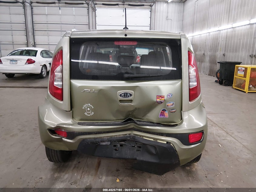 2012 Kia Soul VIN KNDJT2A50C7412660 IAAI salvage auction — REAR END, Salvage Title, sold $900 on 2026-07-07 (photo 6)