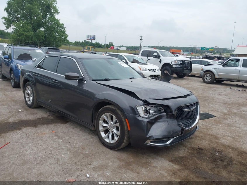 2016 Chrysler 300 VIN 2C3CCAAG7GH238248 IAAI salvage auction — FRONT END, Salvage Title, sold $1,000 on 2026-07-10 (photo 1)