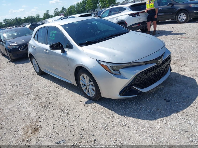 2024 Toyota Corolla VIN JTND4MBE4R3229553 IAAI salvage auction — HAIL, Salvage (Missouri), sold $9,200 on 2026-07-30 (photo 1)