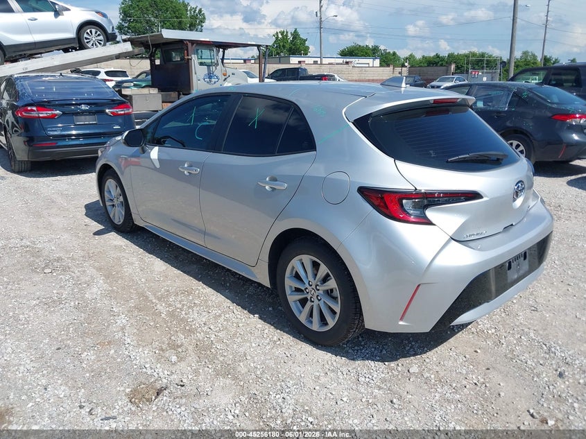 2024 Toyota Corolla VIN JTND4MBE4R3229553 IAAI salvage auction — HAIL, Salvage (Missouri), sold $9,200 on 2026-07-30 (photo 3)