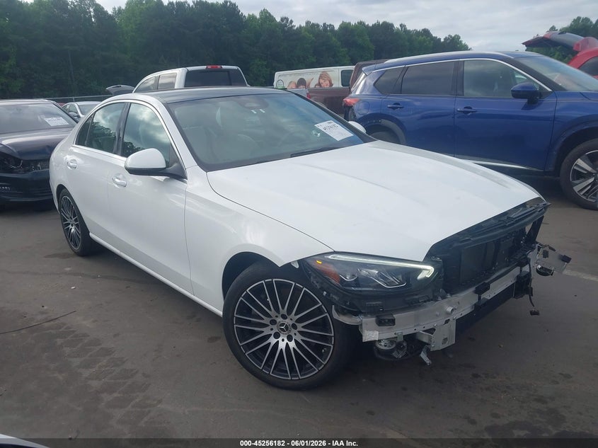 2024 Mercedes-benz C-klasse VIN W1KAF4HBXRR171272 IAAI salvage auction — FRONT END, Salvage Title, sold $20,000 on 2026-07-29 (photo 1)