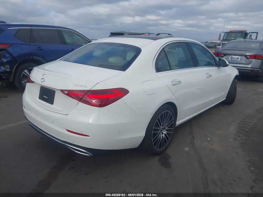 2024 Mercedes-benz C-klasse VIN W1KAF4HBXRR171272 IAAI salvage auction — FRONT END, Salvage Title, sold $20,000 on 2026-07-29 (photo 4)