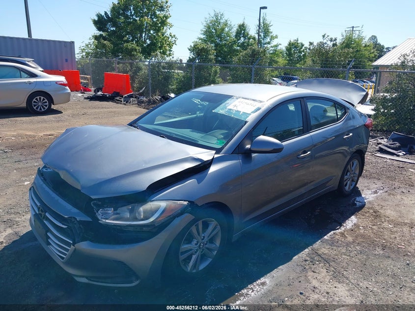 2017 Hyundai Elantra VIN KMHD84LF9HU068881 IAAI salvage auction — REAR END, Salvage Title, sold $1,875 on 2026-07-13 (photo 2)