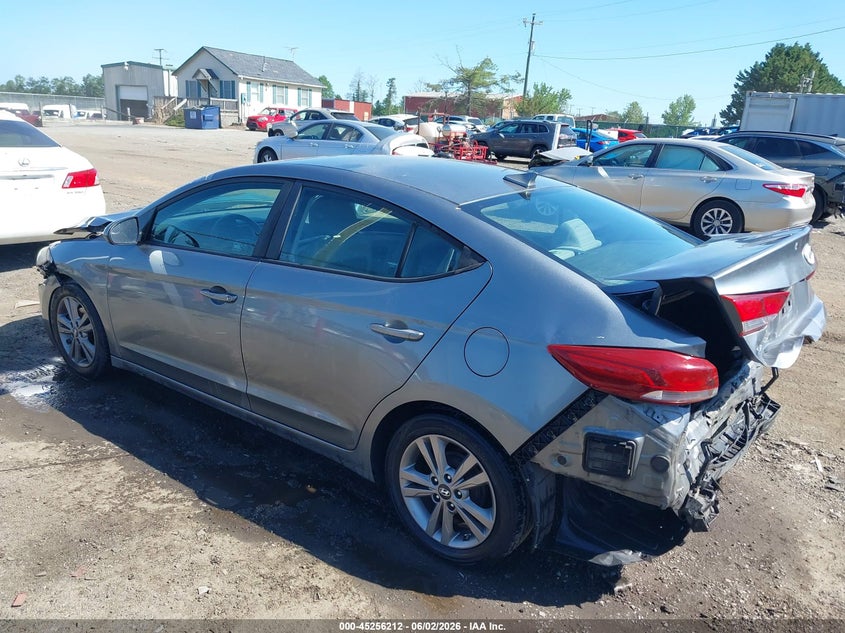 2017 Hyundai Elantra VIN KMHD84LF9HU068881 IAAI salvage auction — REAR END, Salvage Title, sold $1,875 on 2026-07-13 (photo 3)