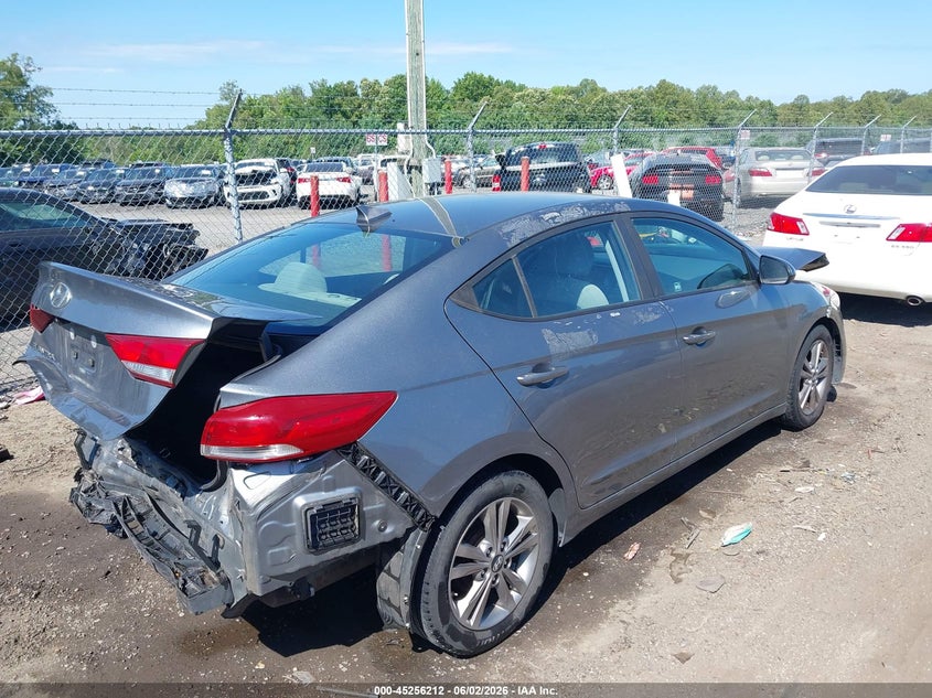 2017 Hyundai Elantra VIN KMHD84LF9HU068881 IAAI salvage auction — REAR END, Salvage Title, sold $1,875 on 2026-07-13 (photo 4)