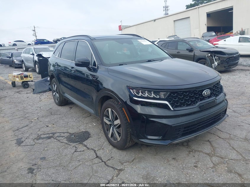 2021 Kia Sorento VIN 5XYRL4LC0MG008949 IAAI salvage auction — REAR END, Salvage Title, sold $9,000 on 2026-07-15 (photo 1)